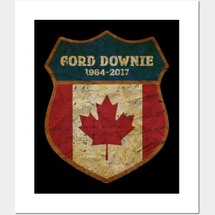 vintage classic story gord downie 1964-2017 canadian Posters and Art